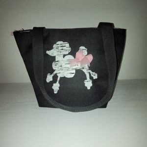 EUC poodle Lunch bag
